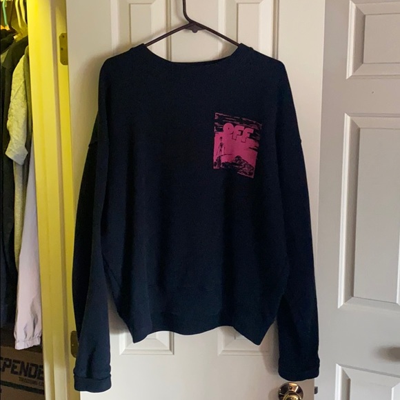 Off White Floating Skull Crewneck